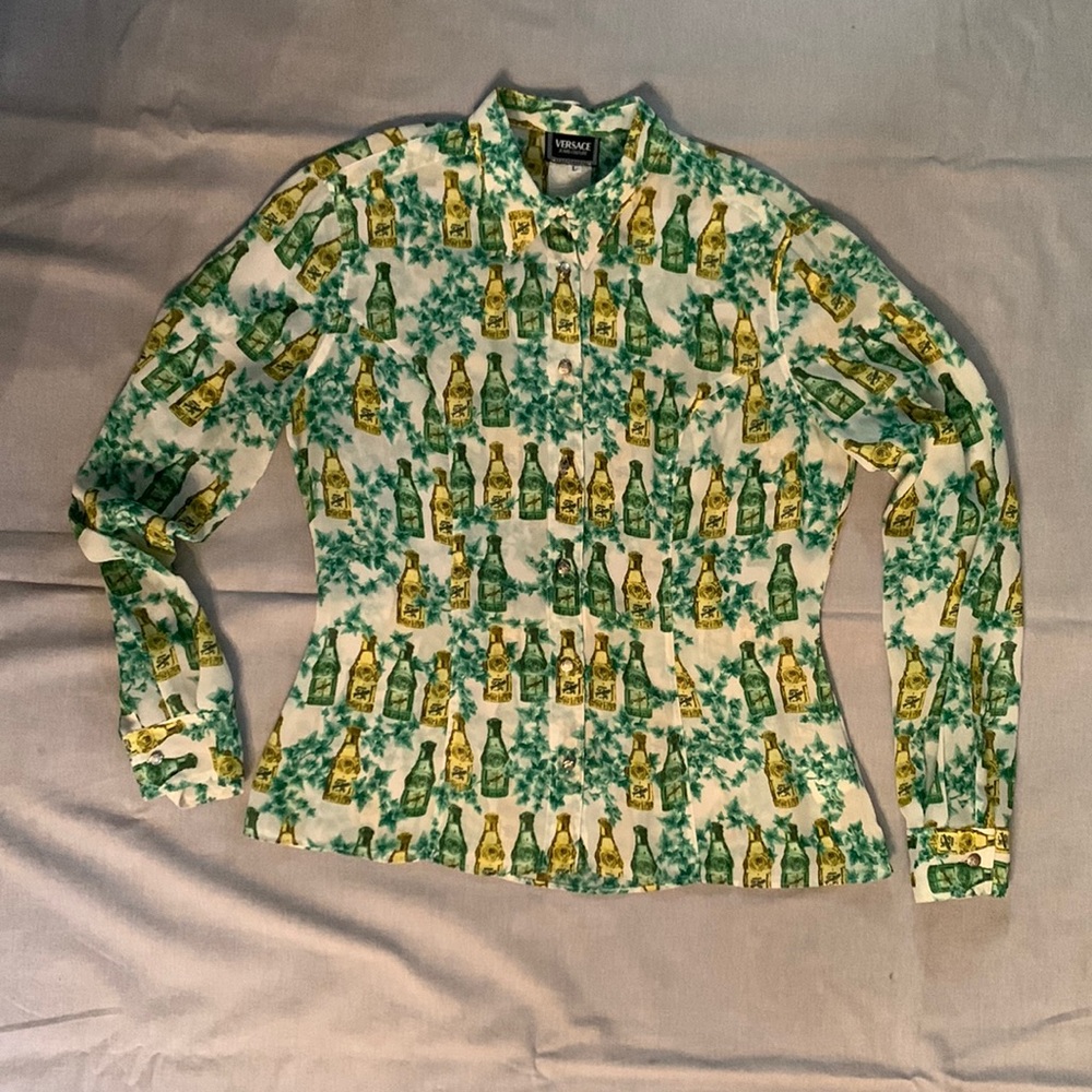 Versace Vintage Jeans Couture Blouse